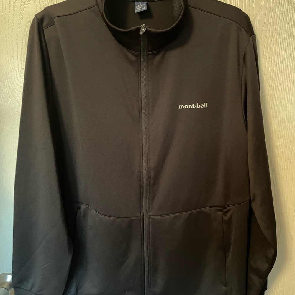 Montbell Men's Training Setup Jacket SZ Large Polyester Outdoors Hiking